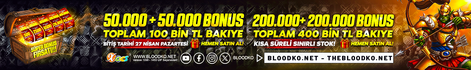 BloodKO - Bakiye satın al