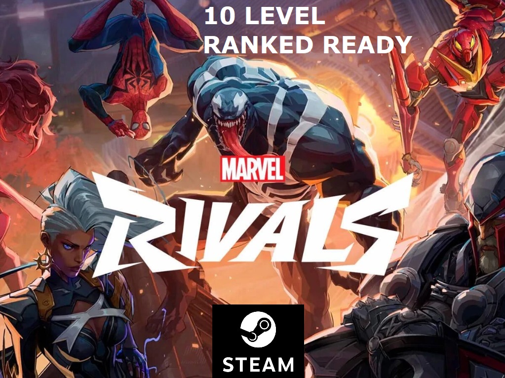 Marvel Rivals - 10 Level Ranked Ready Hesap (Steam) - Klasgame.com