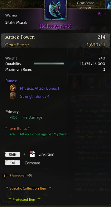 +9 HELLREAVER %1PSY +4STR Lİ - Klasgame.com