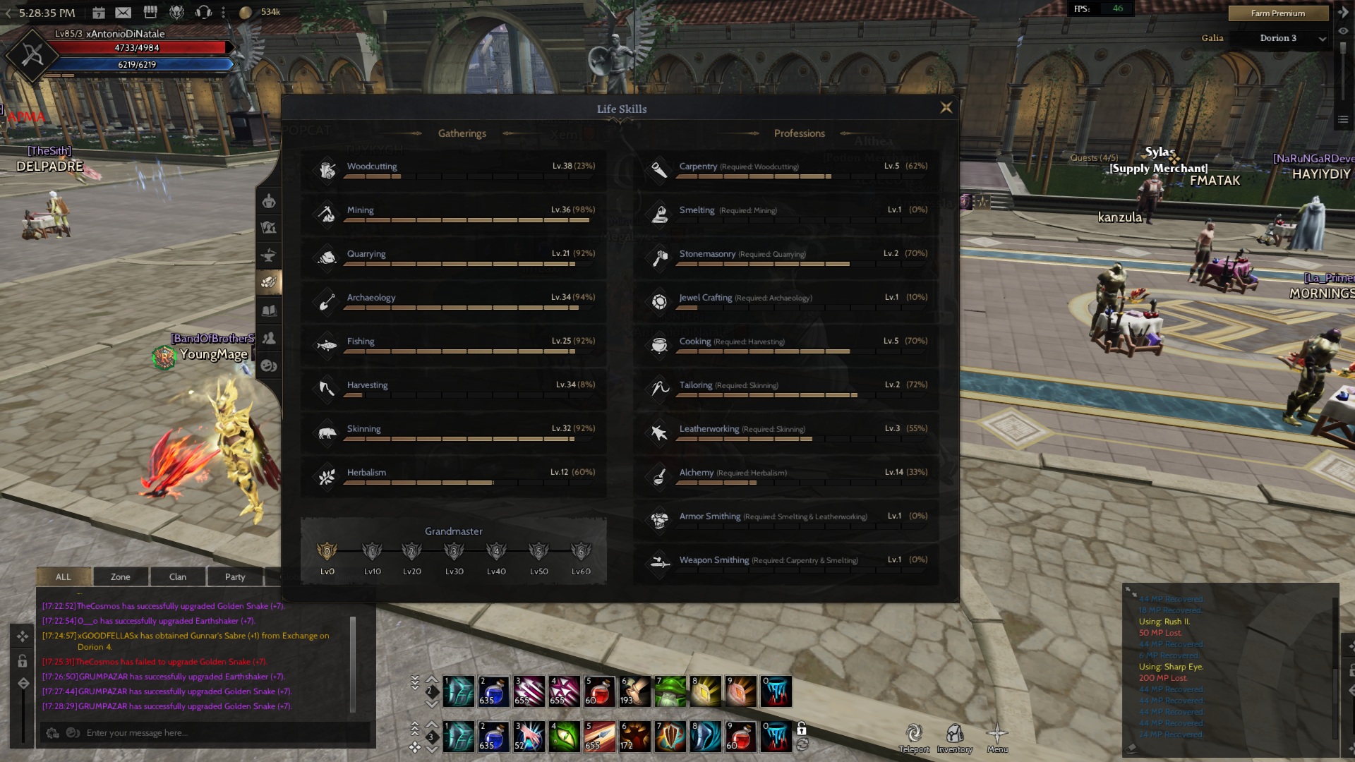 85/3 Lunaskar Rogue 5X30 Toplayıcılı Archer Full skill NFT BENDEN