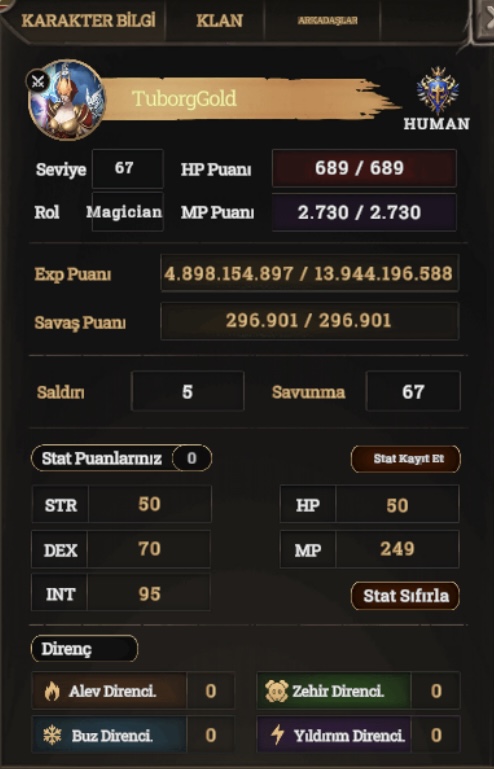 67 level mage - Klasgame.com