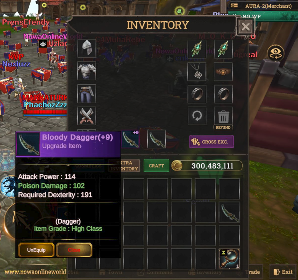 Dagger 9 BLOODY DAGGER +9 MD NO REB - Klasgame.com