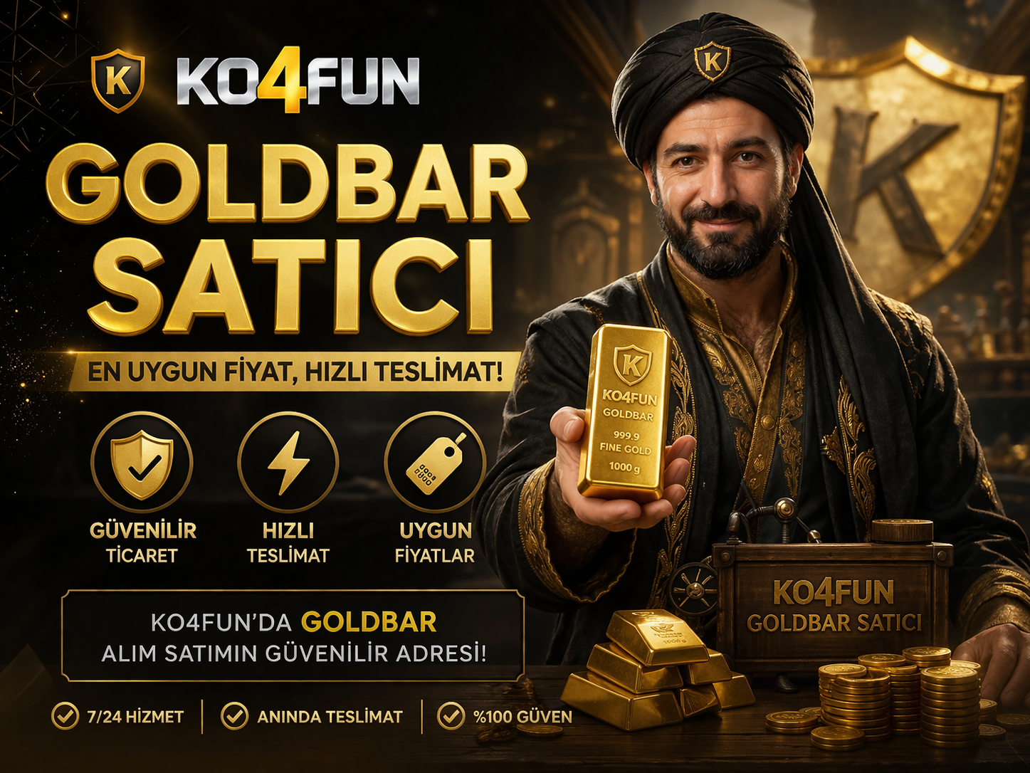 KO4FUN  Goldbar Pazarı