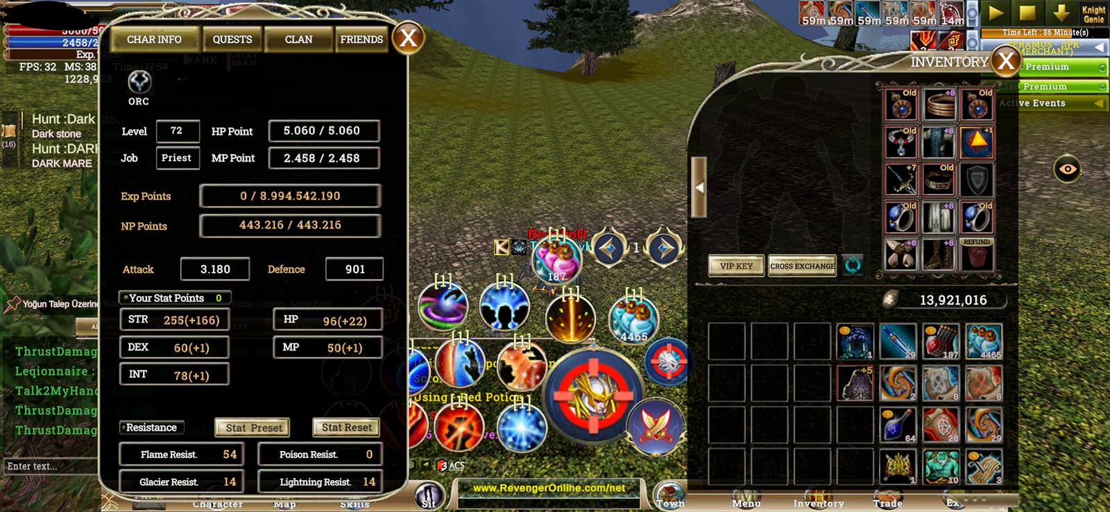 72 Lwl BP +7 Questli 950 k npli car