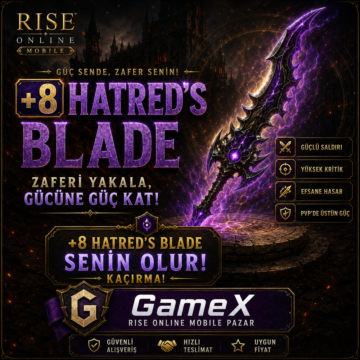 +8 Hatred Blade