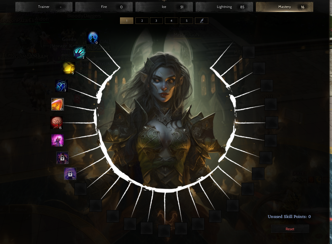 85/2 Mage HolyStaff+8 -FR-LR skiller - Ancient Sun belt. NFT DAHİL DEĞİLDİR