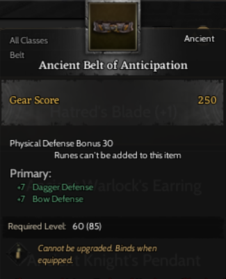 Ancient Belt Of Anticipation
