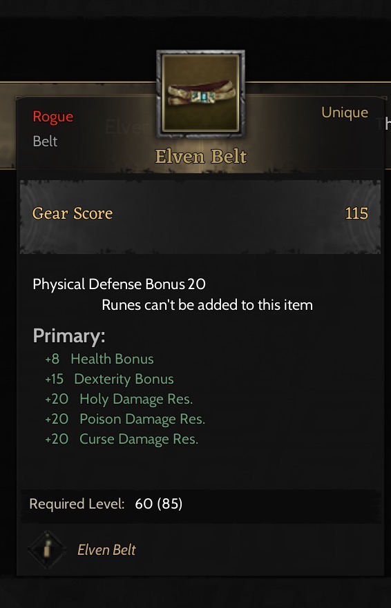 ELVEN BELT
