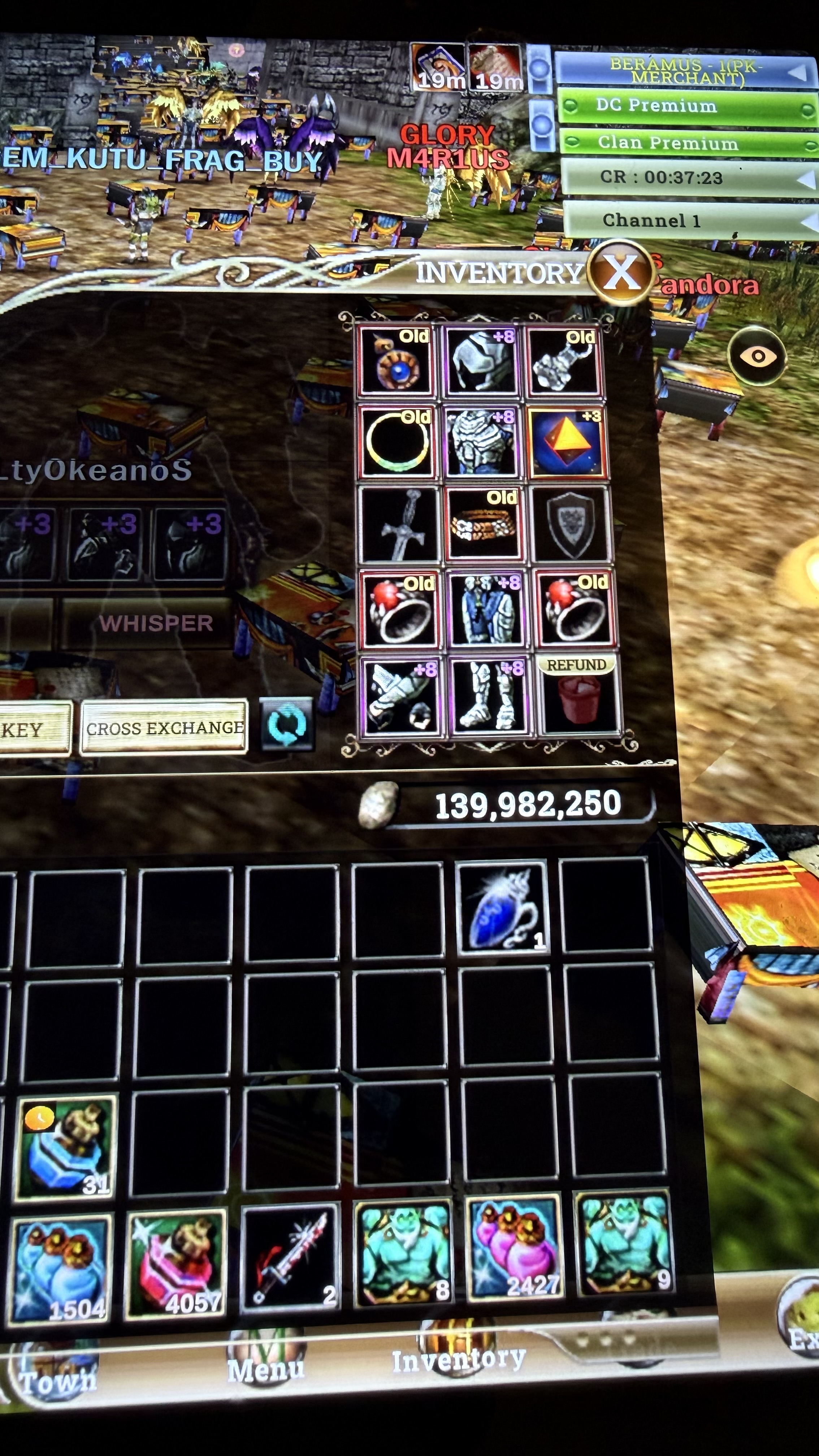 1.1m Np Full +8 İtemli 450 k npli 70 skill açık archery