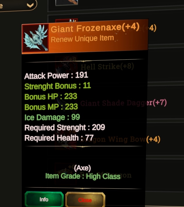REP +4 GİANT FROZEN AXE SWDE TEK SWNİN EN İYİ SİLAHI