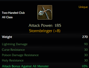 Stormbringer +8