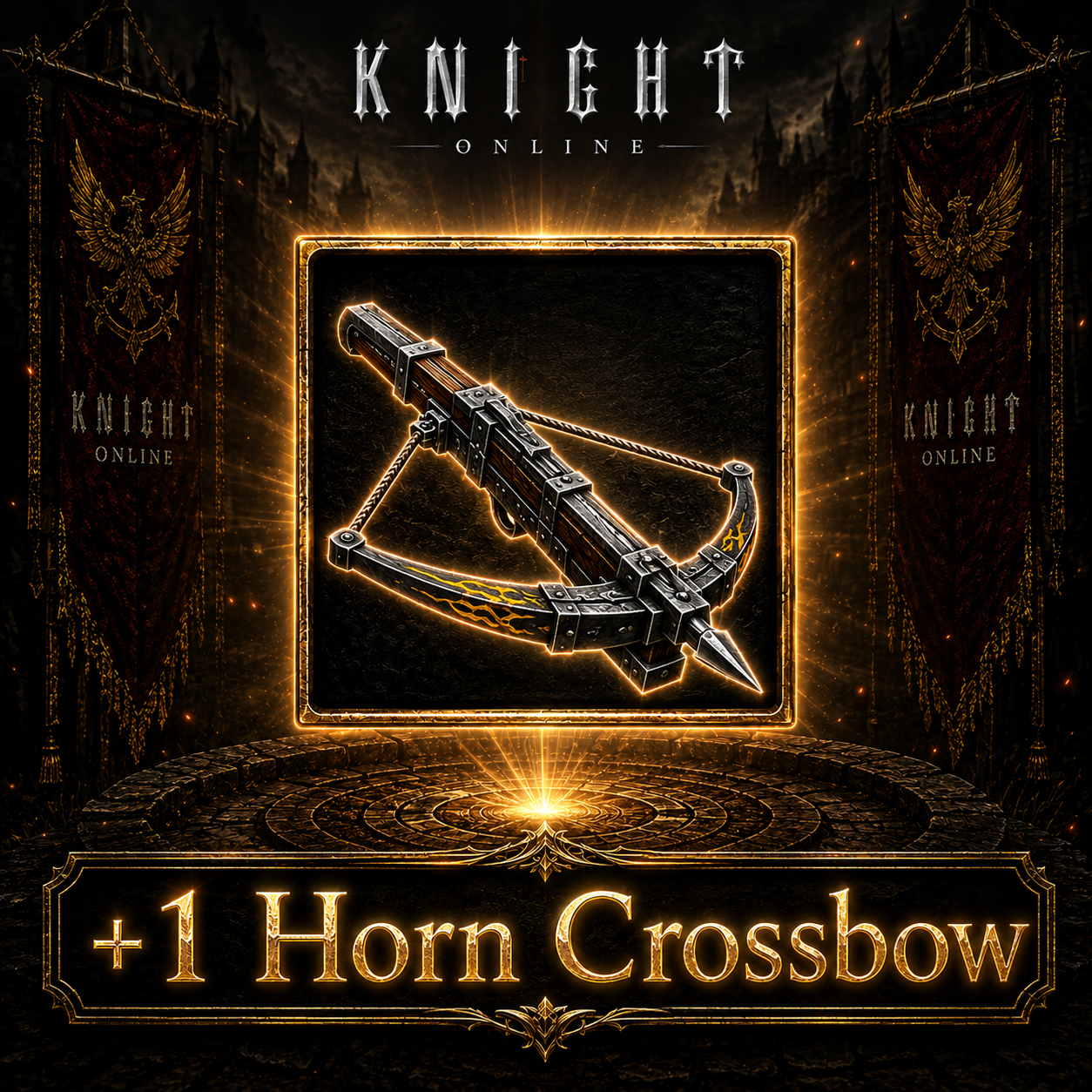 +1 Horn Crossbow 5X
