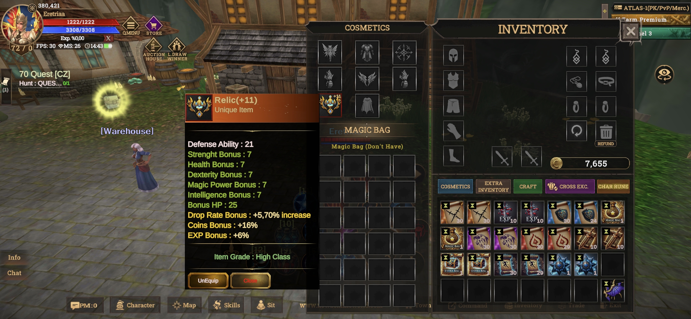 +11 Relicli 72 priest
