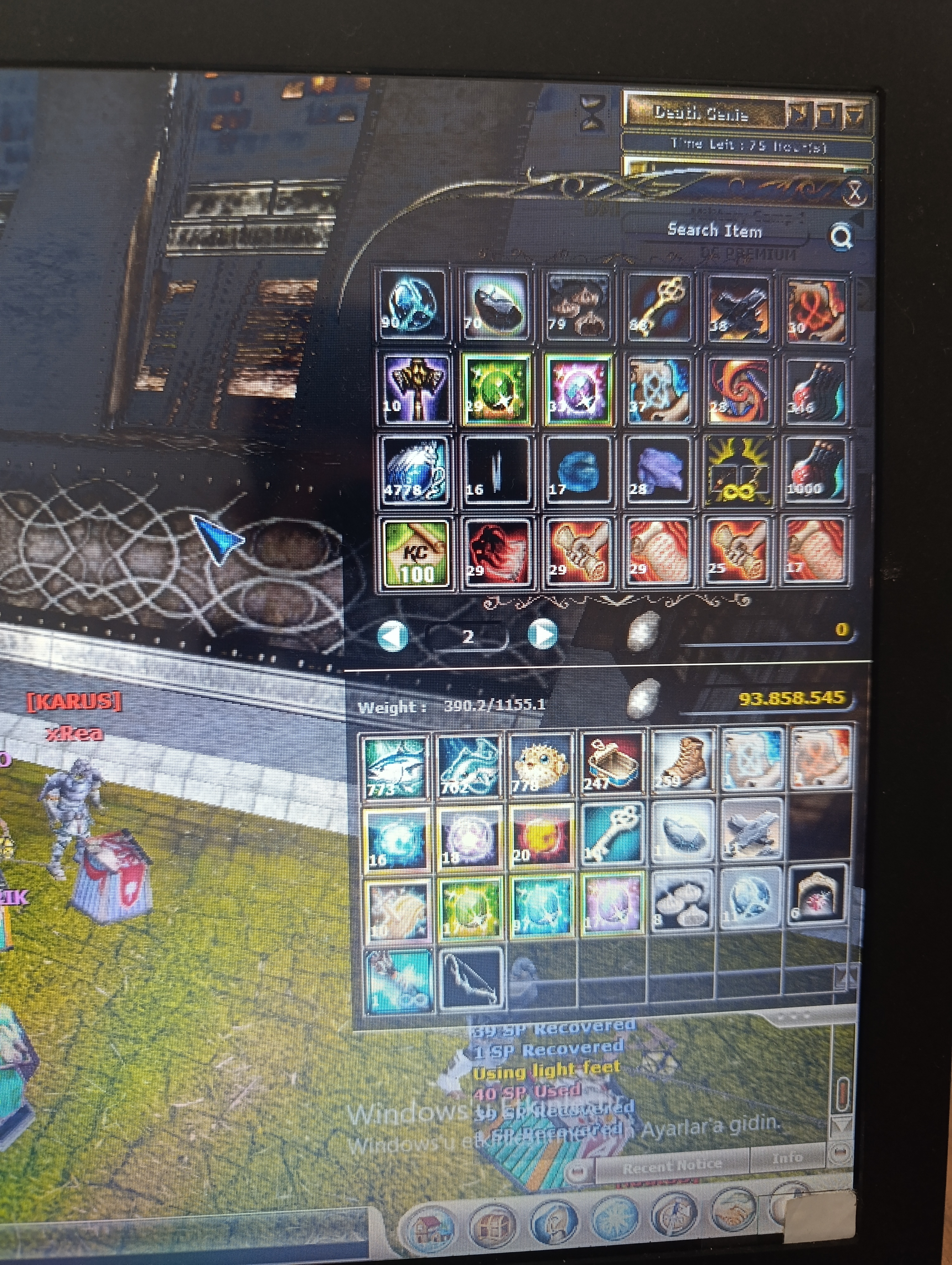 13 GÜN FİSHİNG PAKET FUL PUS QUEST DURUYOR 120 M PARA VAR