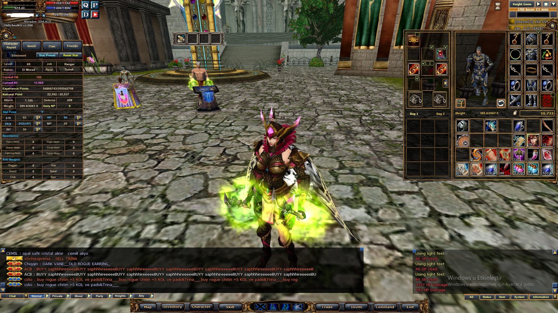 65 Rogue Masterlı full itemli