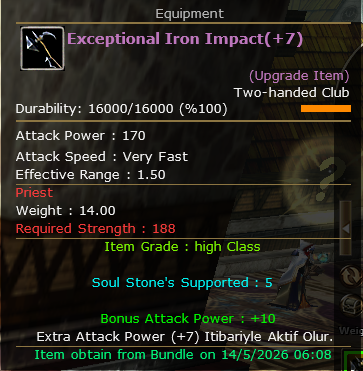 +7 EXP İİ SWDE SAYILI