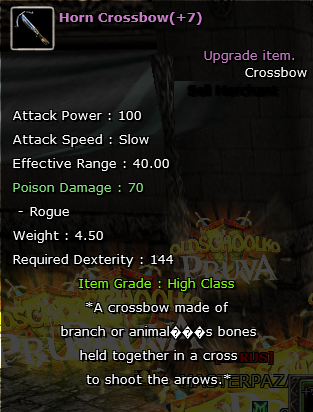 +7 Horn Crossbow Taze Basılmış