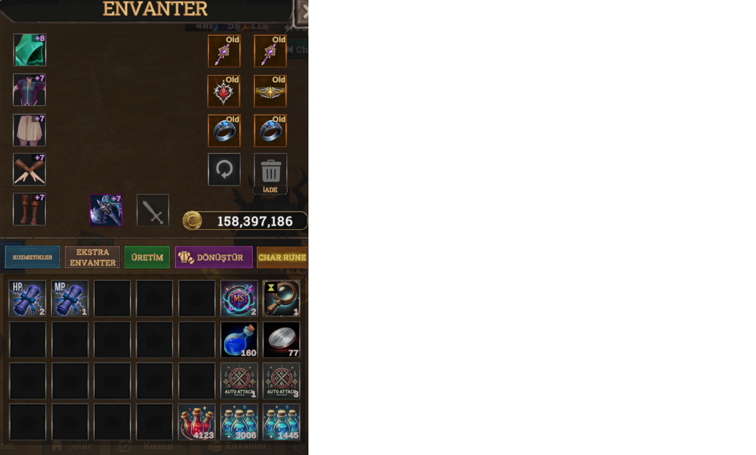 +7 set +7 thunder İmpact +10 relic