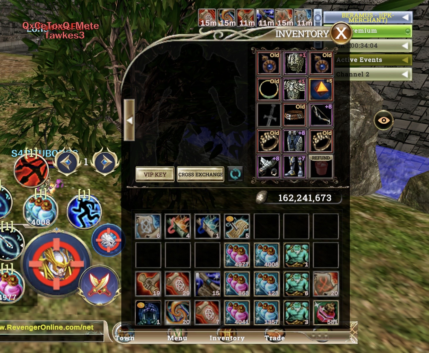 72 level, skill açık , 8 exp ib li full  itemli okçu. 2400ap ,390k np. Guest hazır alınmaya