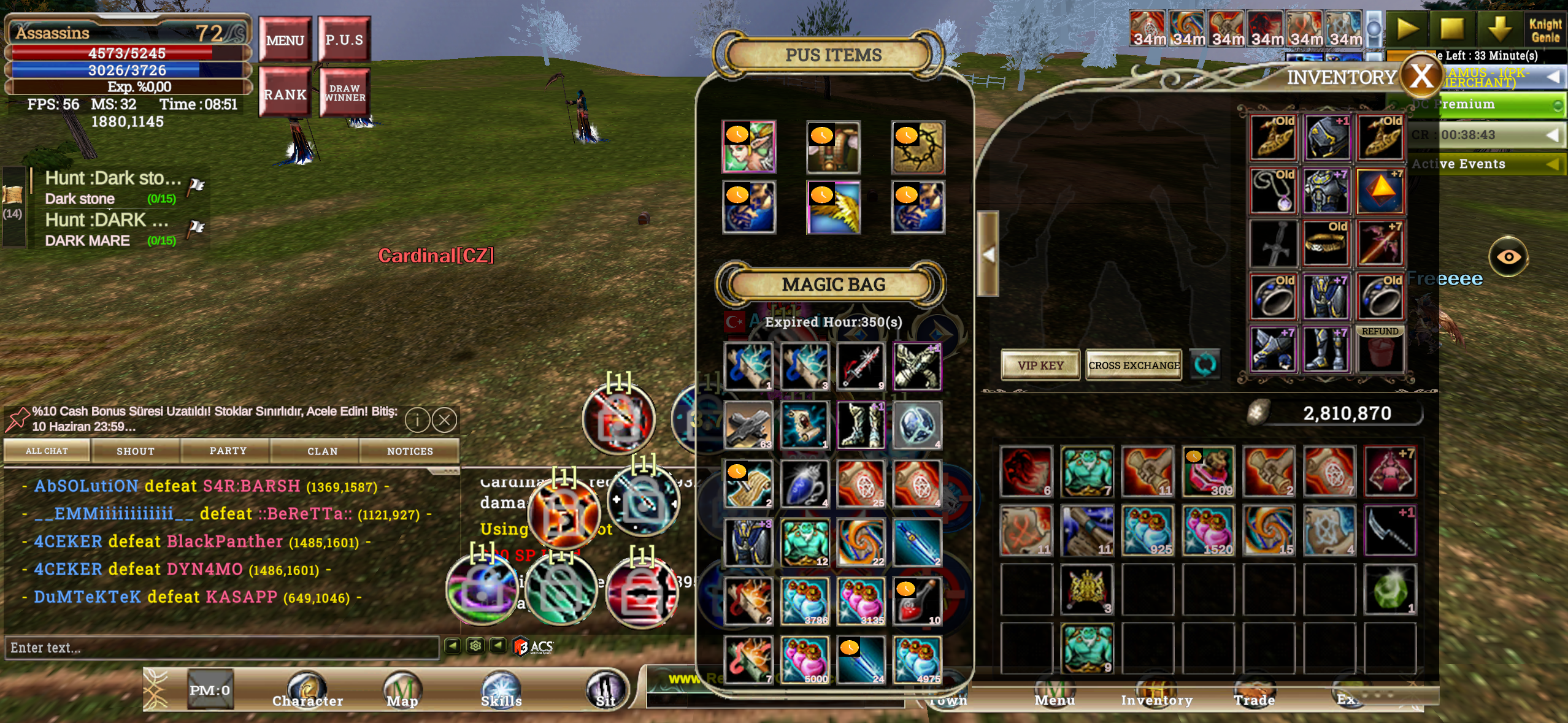 72 lvl 143 k np