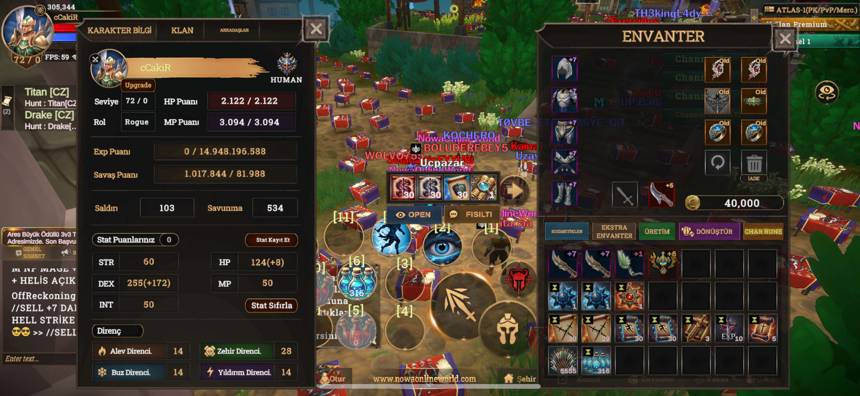 72 Lvl full rogue