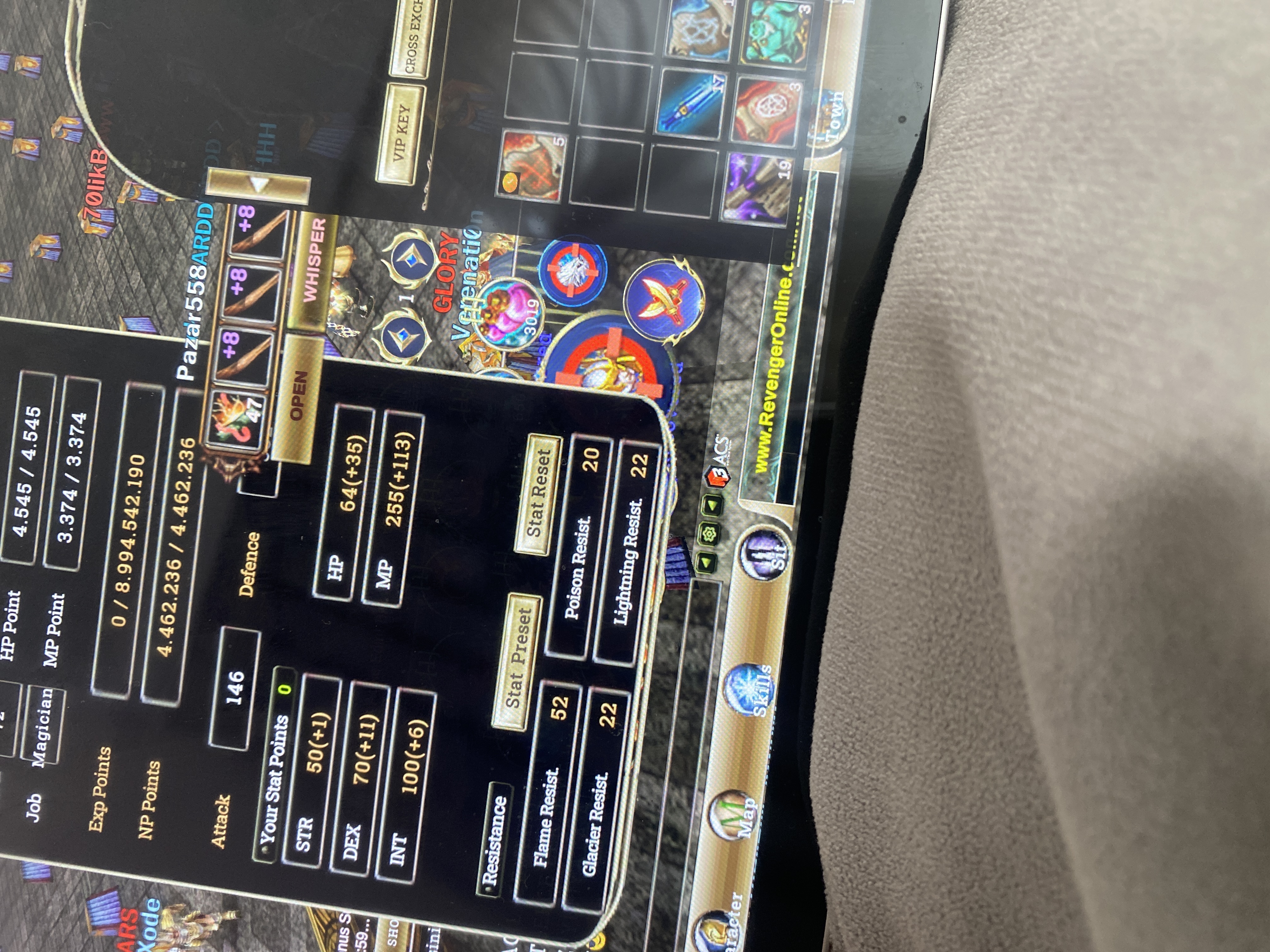 72 LW 70 Açık +6 Quest Mage