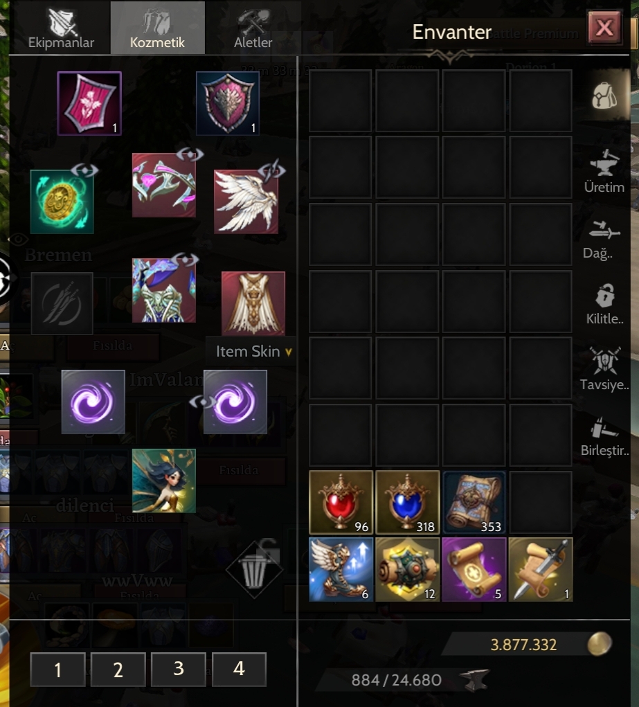 80 LVL LUNASKAR WARRİOR +1 RELİC +1 NYRA NFT BENDEN