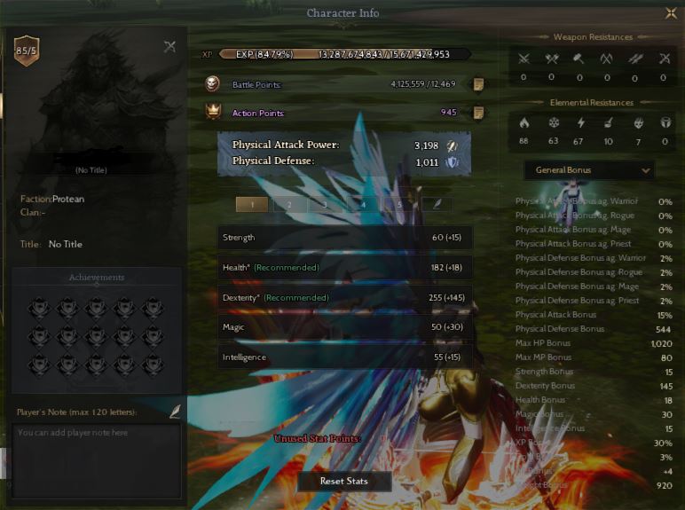 85/5 4.1 M NP PROTEAN ROGUE FULL SKİLL