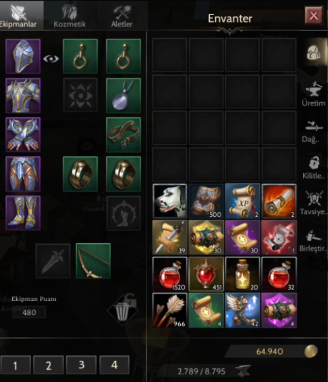85 LEVEL PROTEAN ROGUE ( CSS) SCROLL BANA AİT
