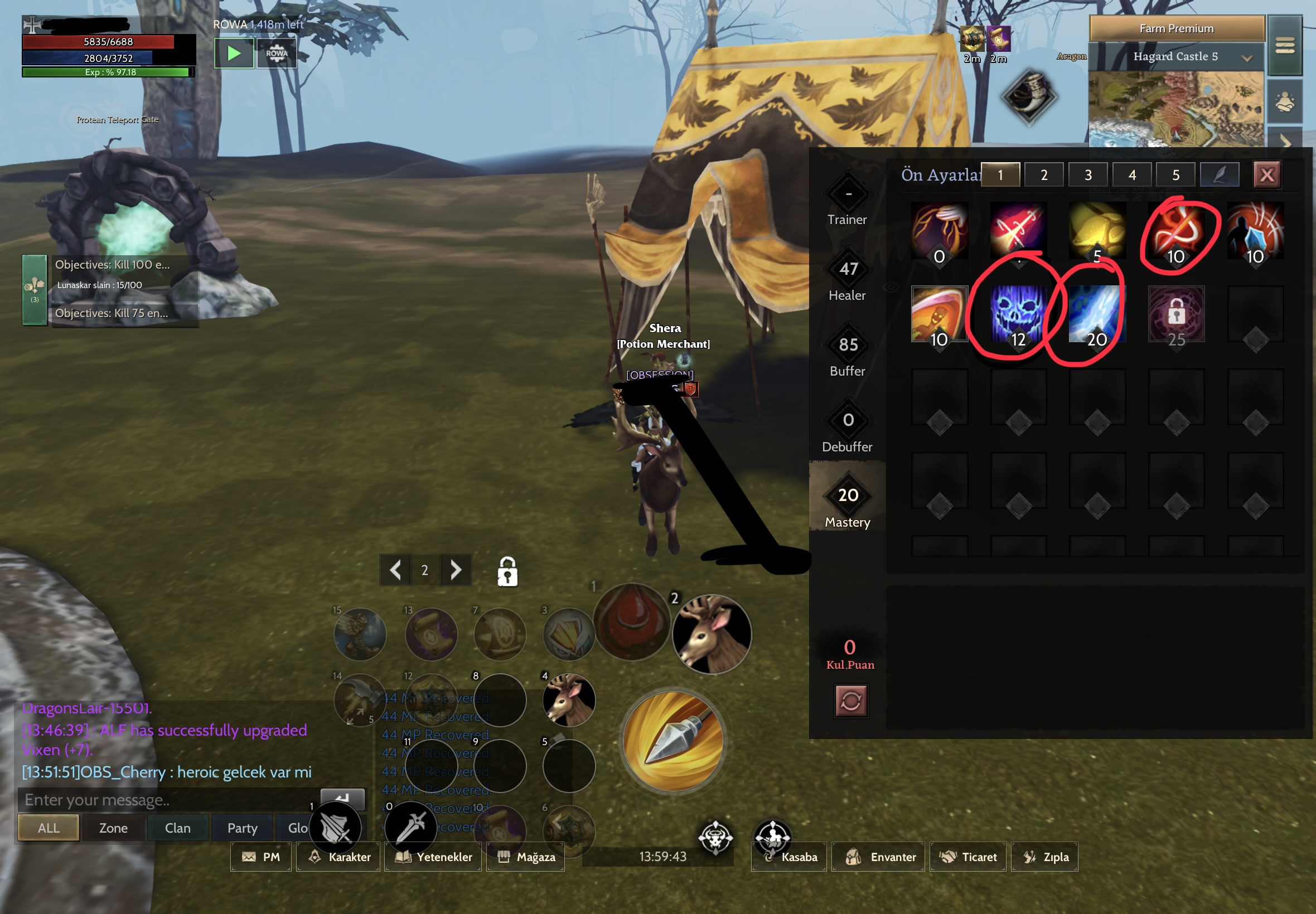 85 LWL TOPLAMA SKİLLİ PRİEST