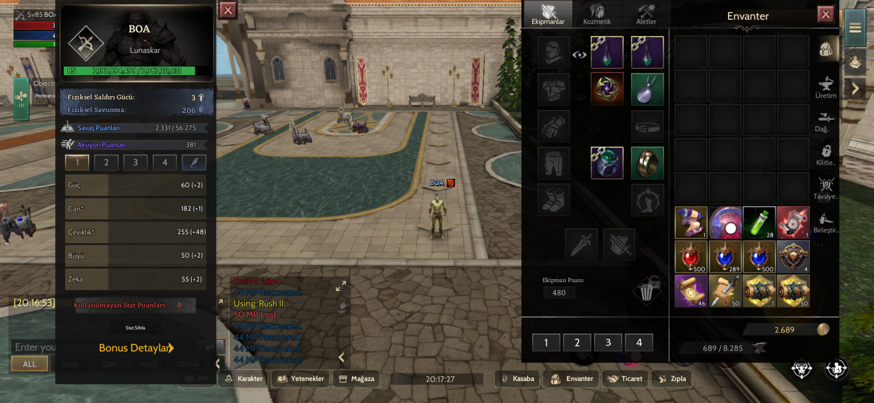 85 Rogue 3 Parça Ancient Assasin Takı Nyra Relic
