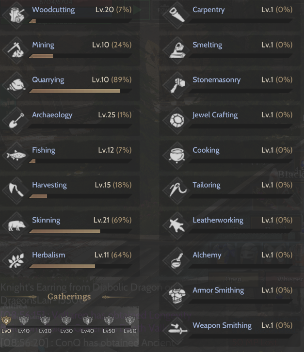 85 skill açık okçu 10lv relic toplamalı