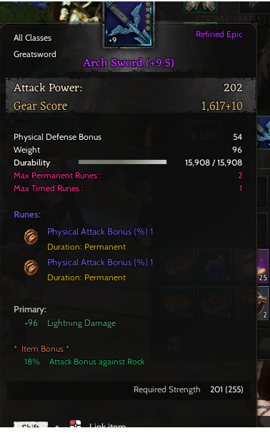 Arch Sword 9.5 cift phys 1