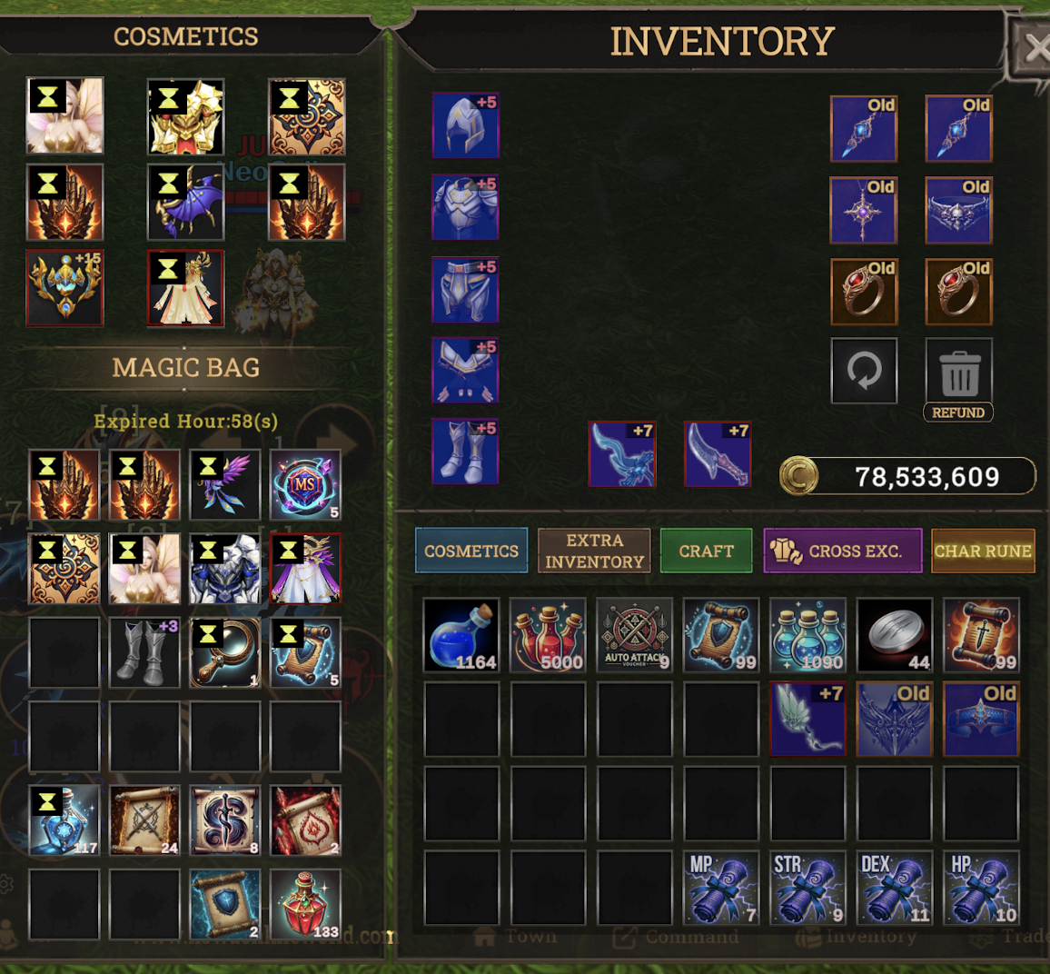 ATLAS FULL + FULL ROGUE ÇİFT SKİLL AÇIK 15 RELİC