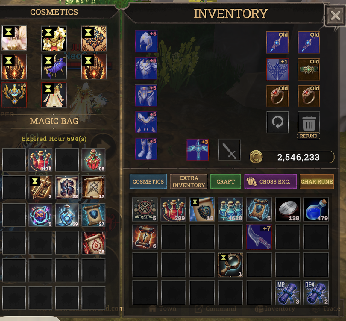 çift skil açık 16 relic full atlas rogue