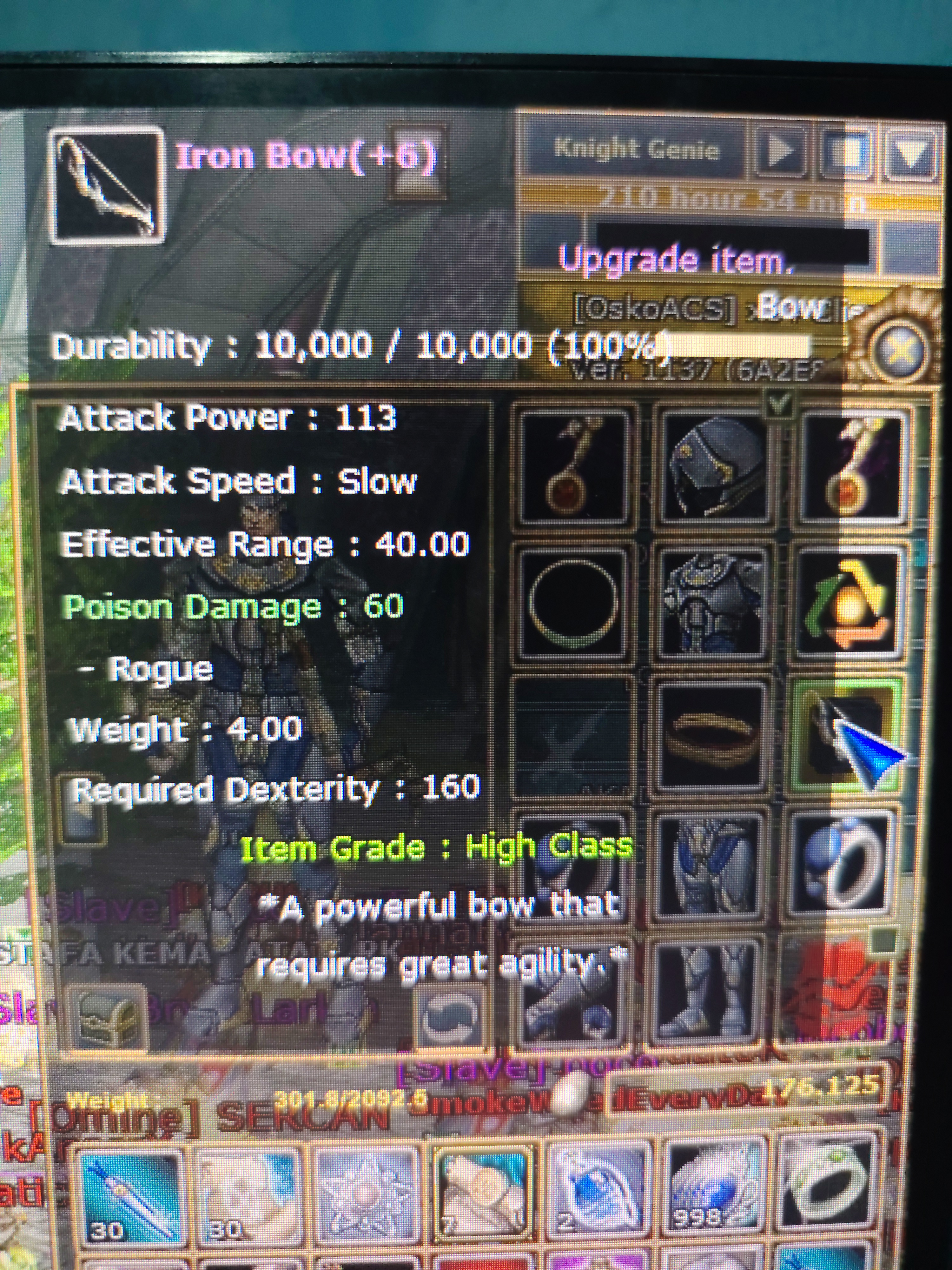 Iron bow +6