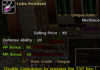 LOBO PENDANT