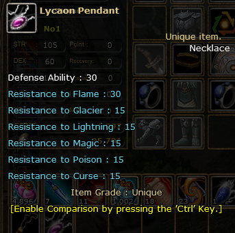 Lycaon Pendant