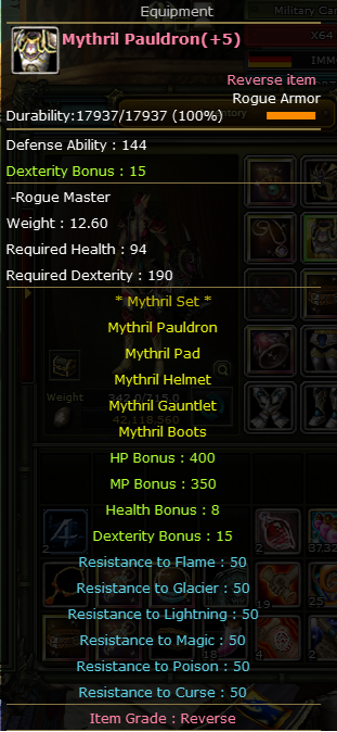 Mythril Reb +5