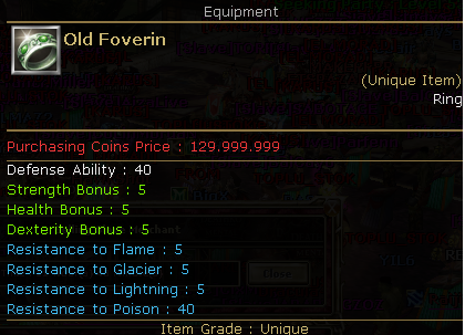 OLD FOVERİN RİNG