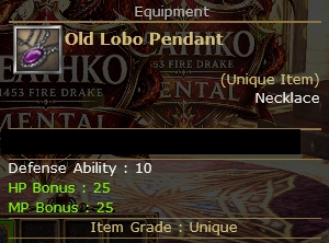 Old Lobo Pendant