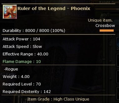 Phoenix Ruler Of The Legend Phoenix +0 STAGE11