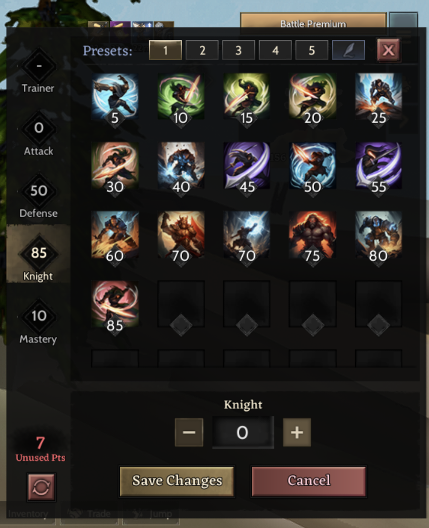 FULL Skilli 7 Relic nyra 85 Warrior HEROICLI