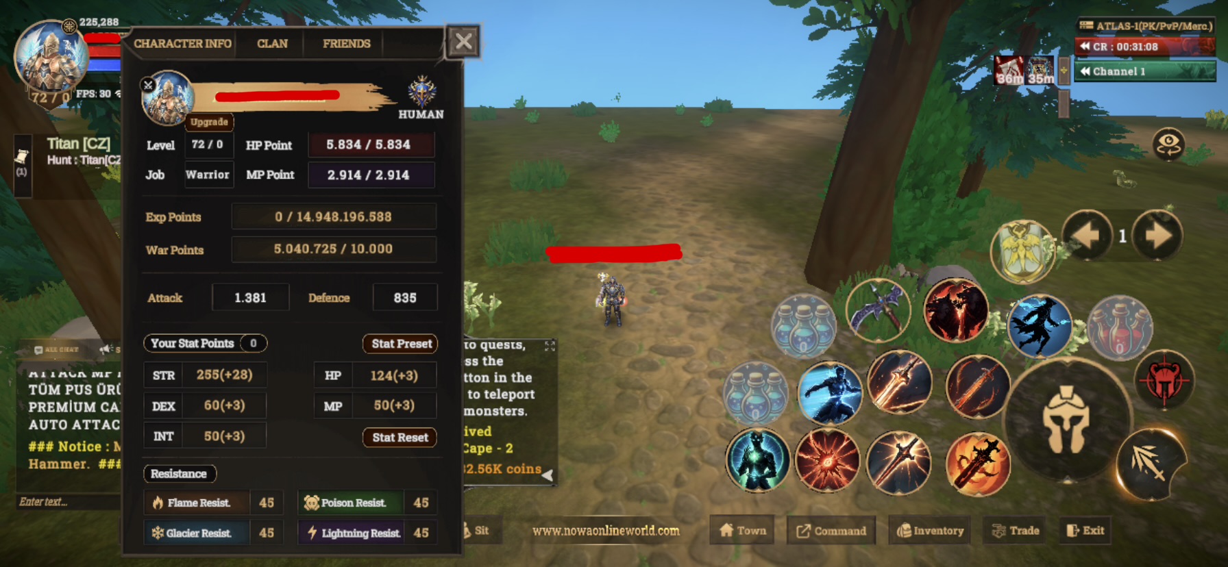acil satılık Uygun fiyatlı Warior +5 relic 5m np