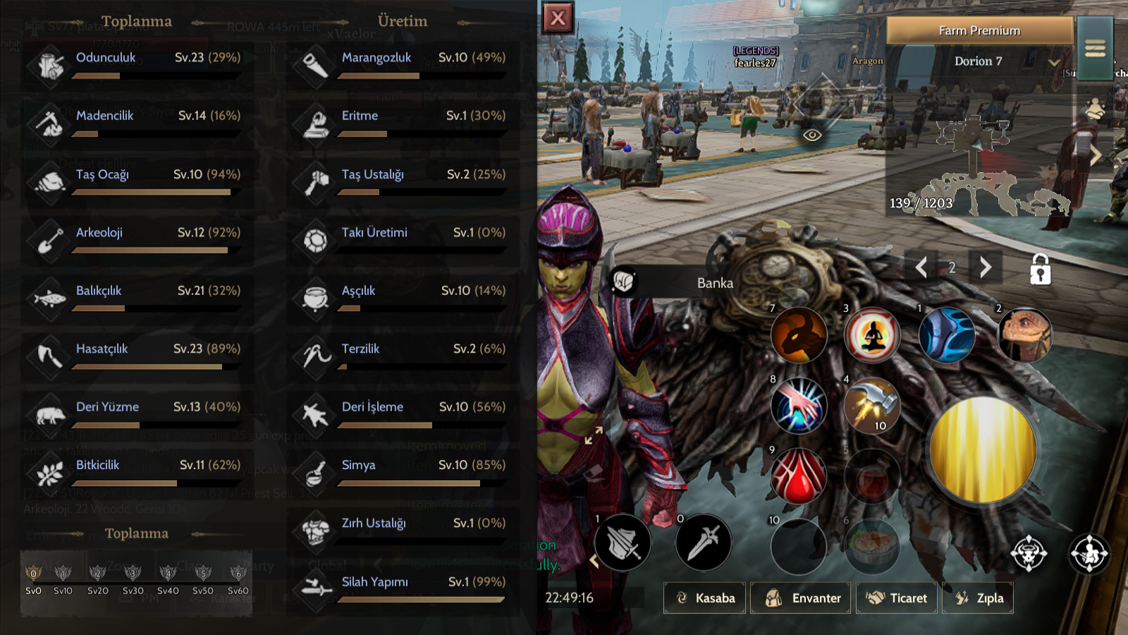 UYGUNA TOPLAYICI HESAP 77 LVL PRİEST