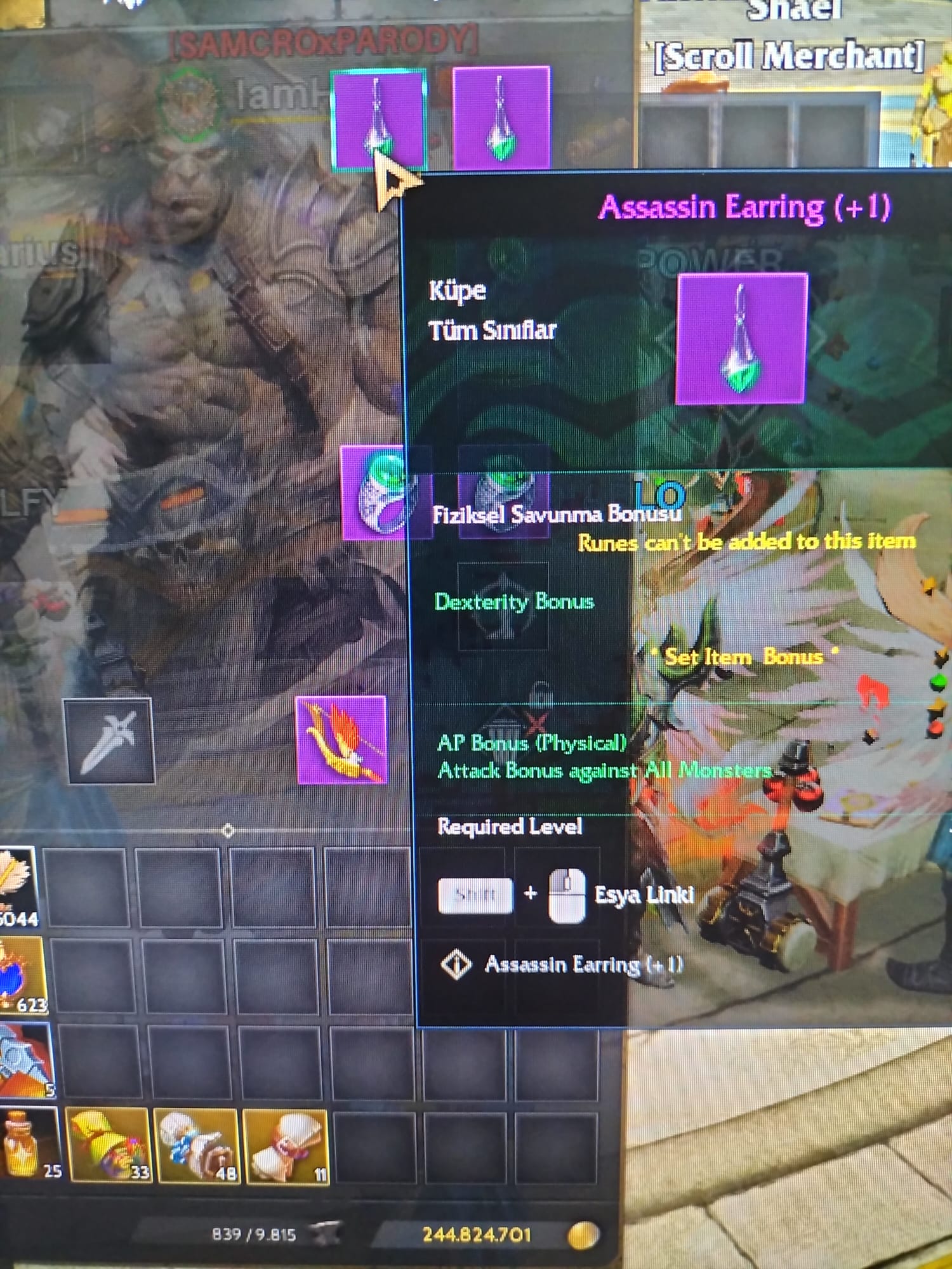 assassin earring +1 - Klasgame.com