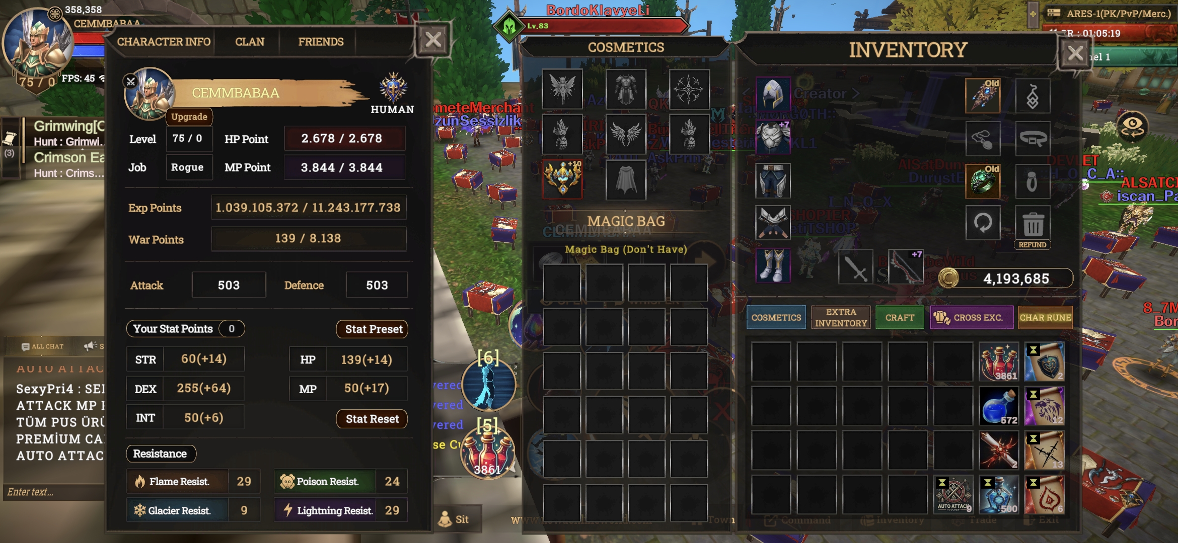 10 relic 75 level rogue