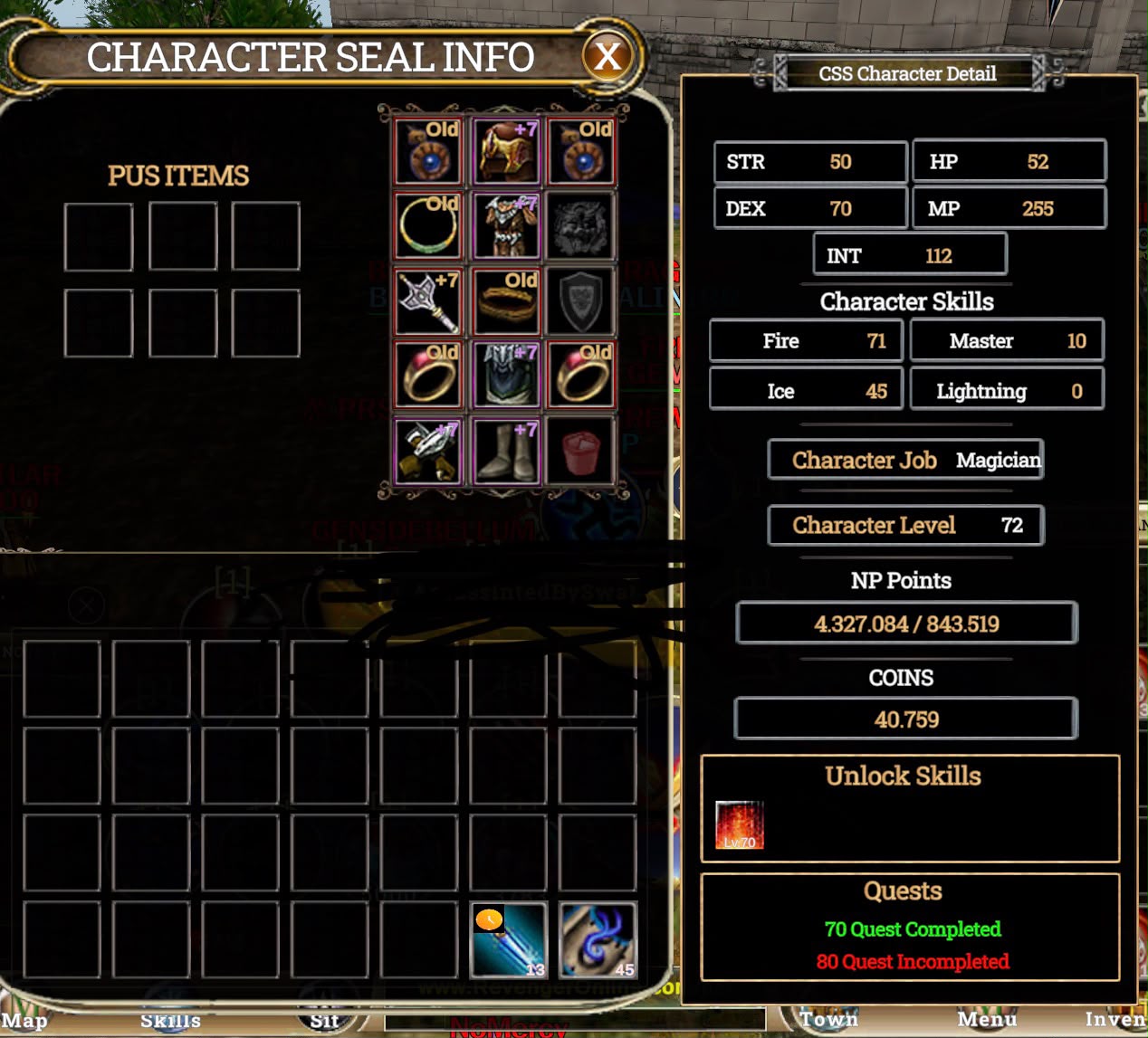 7 questli skil açık mage