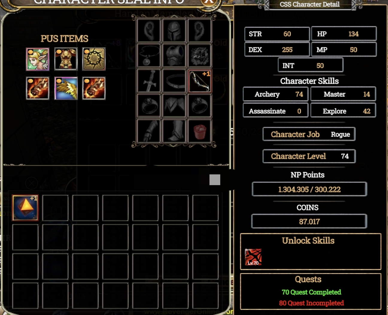 70AÇIK-QUESTBOW7-1.3M NP