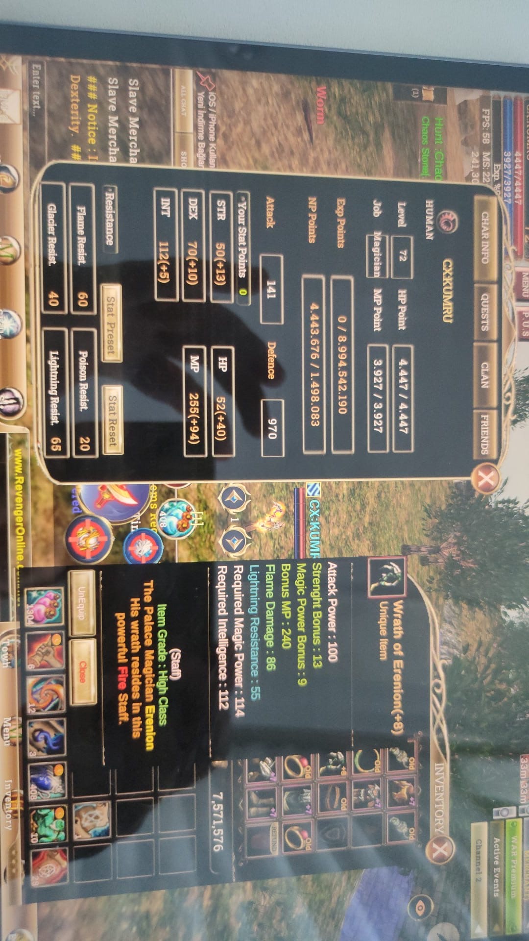 72 mage 70 açık woe 8 li itemli resimdeki gibi